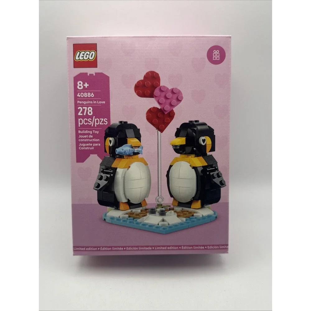 LEGO Penguins in Love 40886 Limited Edition Retired New in Sealed Box